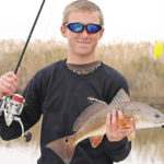 The yellow snap-on corks locally known as “lemon drops” have the advantage of allowing quick leader-length changes.