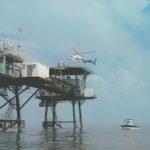 Eugene Island Block 74 is a popular rig to fish on the outer fringes of speckled trout waters, and is deep enough where catches of Spanish mackerel are fairly common.