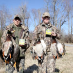 These two youngsters had a big day on their North Farm Youth Hunt using Hevi-Metal the author gave them to try out.