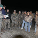 Hunters show up on a weekday morning hoping to draw a blind assignment.