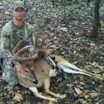 This 160-inch buck was killed out of the same tree from which Nick Thibodeaux missed a trophy buck last hunting season.