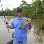 A nice East Pearl River marsh bass caught by Mike Romano, former Tulane and pro baseball player.