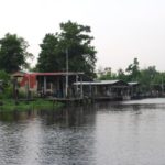 The family camps along Whiskey Canal provoke nostalgia for a simpler time past.