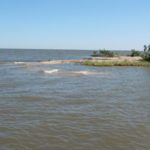 Points and small islands like these hold speckled trout and redfish.