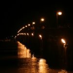 The best fishing occurs at night when the bridge’s bright lights attract huge numbers of shrimp, crabs and game fish.