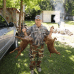 LouisianaSportsman.com user rincon_650 shot these two feral hogs during a trip to Red River WMA last season.