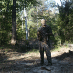 The author with a mixed bag of fox and cat squirrels taken from cypress trees.