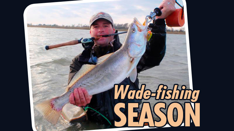The few days before the turn of the New Year, Big Lake’s Capt. Bruce Baugh was busy with some great speckled trout.