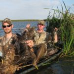 Who ever heard of mottled ducks in friendly flocks (rather than in wary pairs) and readily decoying in January? Venice Cast and Blasters, dat’s who.