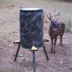 Elevating trail cameras provides a better view of bucks antlers.