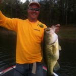 FLW pro David Dudley was sold on the Buzz Plug when it caught the largest bass of his career — this 11-pounder.`