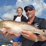 Capt. Bobby Gros is a fan of live cocahoes in the waters around Leeville, but Anna Deutschman fooled this one with a Berkley Gulp.