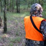 By planning his route several yards ahead, the hunter can avoid tree tops, thickets and noisy conditions.