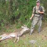 As usual in our thick and vast pine timberlands, setting up an ambush in terrain transition led to this trophy.