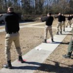 Cadets get qualified on shotguns.