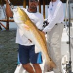 The guide and boat captain, Chad Billiot on left, paired up perfectly with the fly fisherman, Roger del Rio.