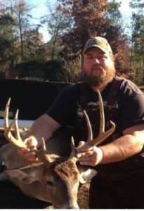 John Anderson’s first buck from The Stump was killed at 30 yards.