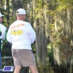 In October, the waters on both sides of the levee at Doiron’s can deliver bass taken in the shady sides of the canals near laydowns and submerged structure.