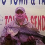 Leon Amedee of Plaquemine shows off his 11.89-pound lunker bass he landed in the 1215 area at Toledo Bend on March 2, 2015. He caught the fish on a Carolina-rigged Bass Crack Midnight Madness 6-inch lizard.