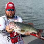 Flipping a white Strike King Rage Craw allows Elite Series pro Greg Hackney to keep track of his bait in deeper spots or when visibility is low.