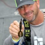 Gerald Swindle favors a Texas-rigged Zoom Z Craw in the California 420 color when he’s looking to boat spawning bass.