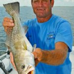 Jody Auenson never has to measure the speckled trout that he catches on croakers.