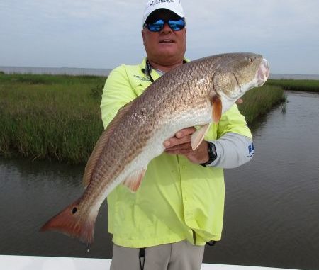 Capt. Keith "Herk" Bergeron will hit the marsh to catch bull reds.