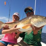 Don’t be surprised if you bump into a bull red while fishing on the outside this month. Capt. Mark Munson said they lurk all over the exterior structures.