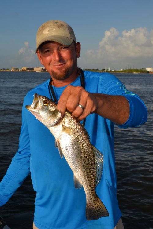 Robbie Trahan specializes in cooking seafood and wild game he harvests.