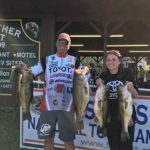Darold Gleason teamed up with his wife Randi to catch 34.81 pounds of bass for first place in a Fishers of Men tournament on Toledo Bend.