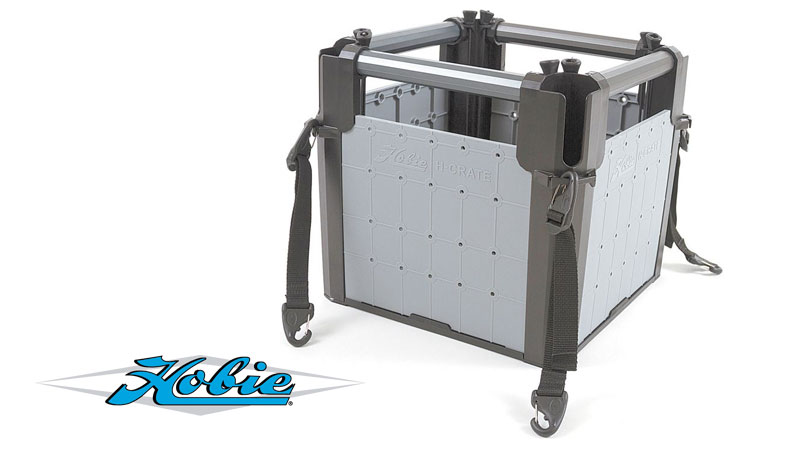 hobie h crate tackle box H-Crate Divider System 14" H-Crate Divider w/ 2 Single Slot Mounts / Gray For whatever reason Hobie H Crate Jr