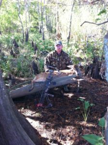 Williams has learned how to consistently harvest deer over the years by spending as much time as possible in the marsh, tracking them and monitoring their behavior.