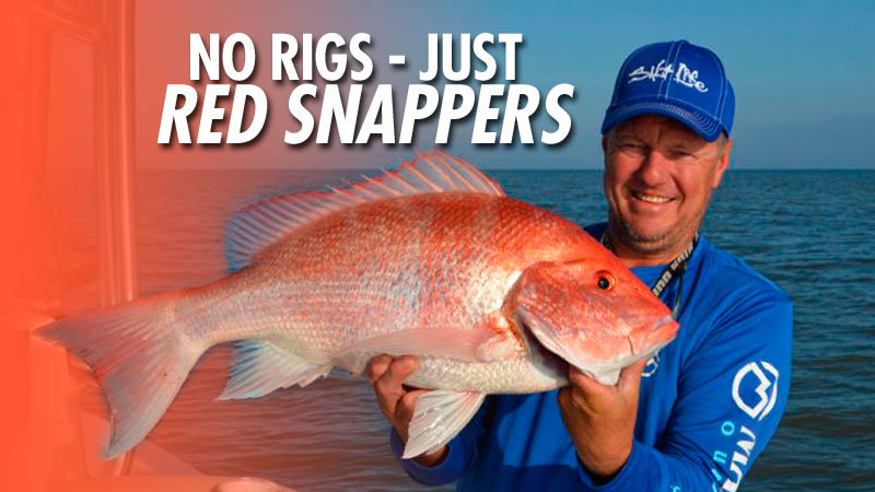 Without oil platforms or reefs, wrecks and rock piles on the bottom, see how this Venice guide locates red snapper in open water.