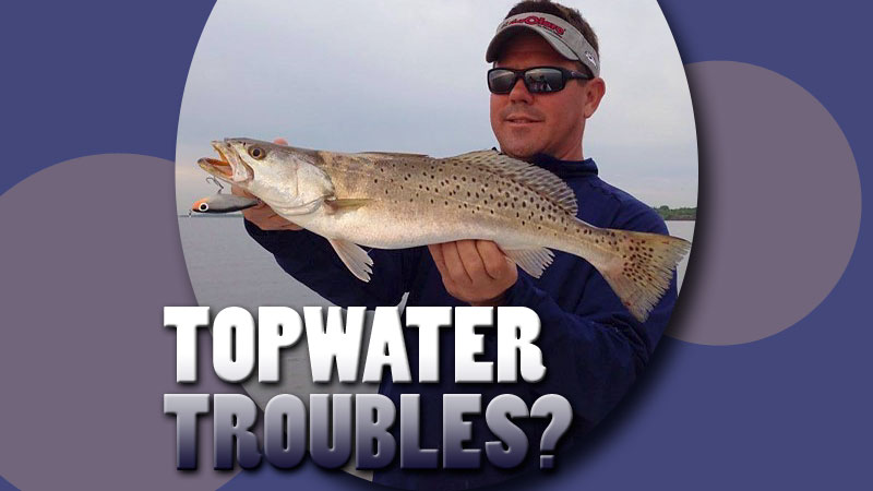 May is a great month to throw topwater lures for speckled trout all along the coast, and it’s especially true in Big Lake.