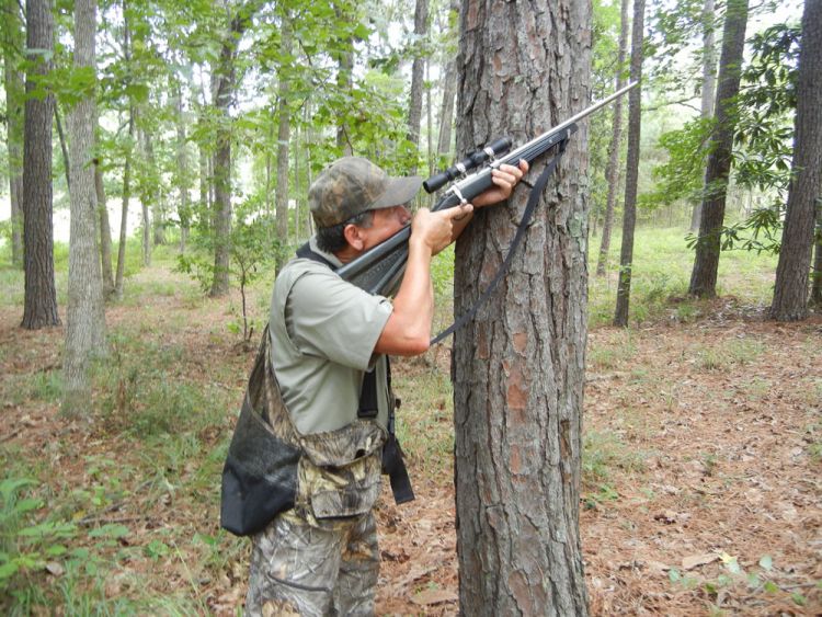 The author enjoys hunting squirrels with a .22 — it’s great rifle practice in anticipation of deer season.