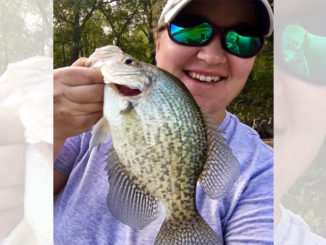 Big crappie like this is why Brittney Naron loves D’Arbonne Bayou.