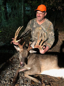 Billy Bergeron of Lake Charles dropped this 165-inch buck Nov. 24 on Tensas National Wildlife Refuge. 