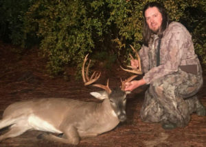 Daniel Colvin dropped this nice 13-pointer from 150 yards — while inside the living room of his Union Parish camp. 