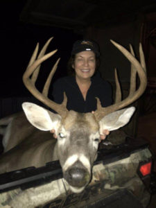 Vicki Husted's big Tensas Parish 11-pointer weighed-in at 260 pounds, and green-scored 150 inches of bone. 