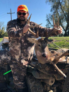 On Nov. 10, Brandon Kirby busted this big Caldwell Parish 13-pointer on Boeuf River WMA. The buck green-scored north of 153 inches. 