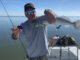 Chas Champagne targeted specks on a very calm Lake Pontchartrain Tuesday, and had success fishing under a Matrix Float.