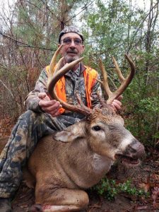 Larry Louviere and his son Nick teamed up to take down this nice Bienville Parish 10-pointer, which green-scored just more than 150 inches of bone. 