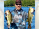 Chunky largemouth bass like these are why Jeff Glover is high on Caney Lake’s February bass prospects.