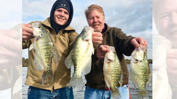In addition to good numbers, Saline-Larto is producing more and more big crappie like these.