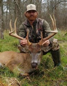 Aaron McCready's big Morehouse Parish 10-point green-scored just shy of 160 inches. 