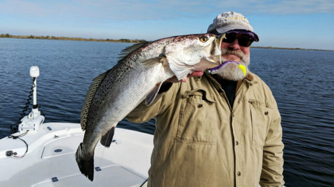 Dave Hall caught this 22-inch beauty fishing the MRGO.