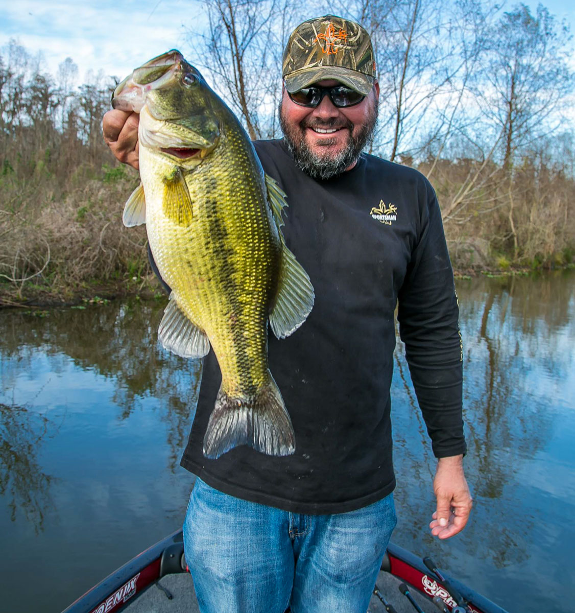 Greg Hackney said high water spreads bass out, and finding a concentration of fish can be difficult.