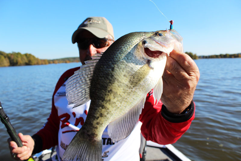 Crappie will move in to spawn at different times, in different areas of the same lake; it takes time on the water to find them spawning.