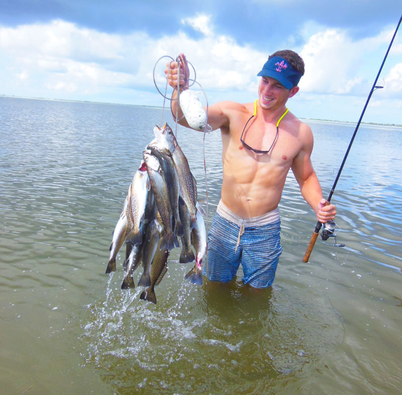 Stringers like this one use to be common along Grand Isle and Elmer's Island.