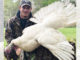 Hunter Waltman of Kiln, Miss., killed this solid white gobbler on March 17, 2019.